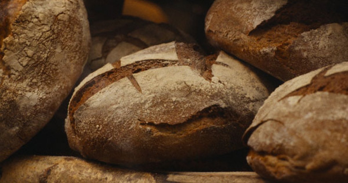 Types of bread at the Cretan bakery